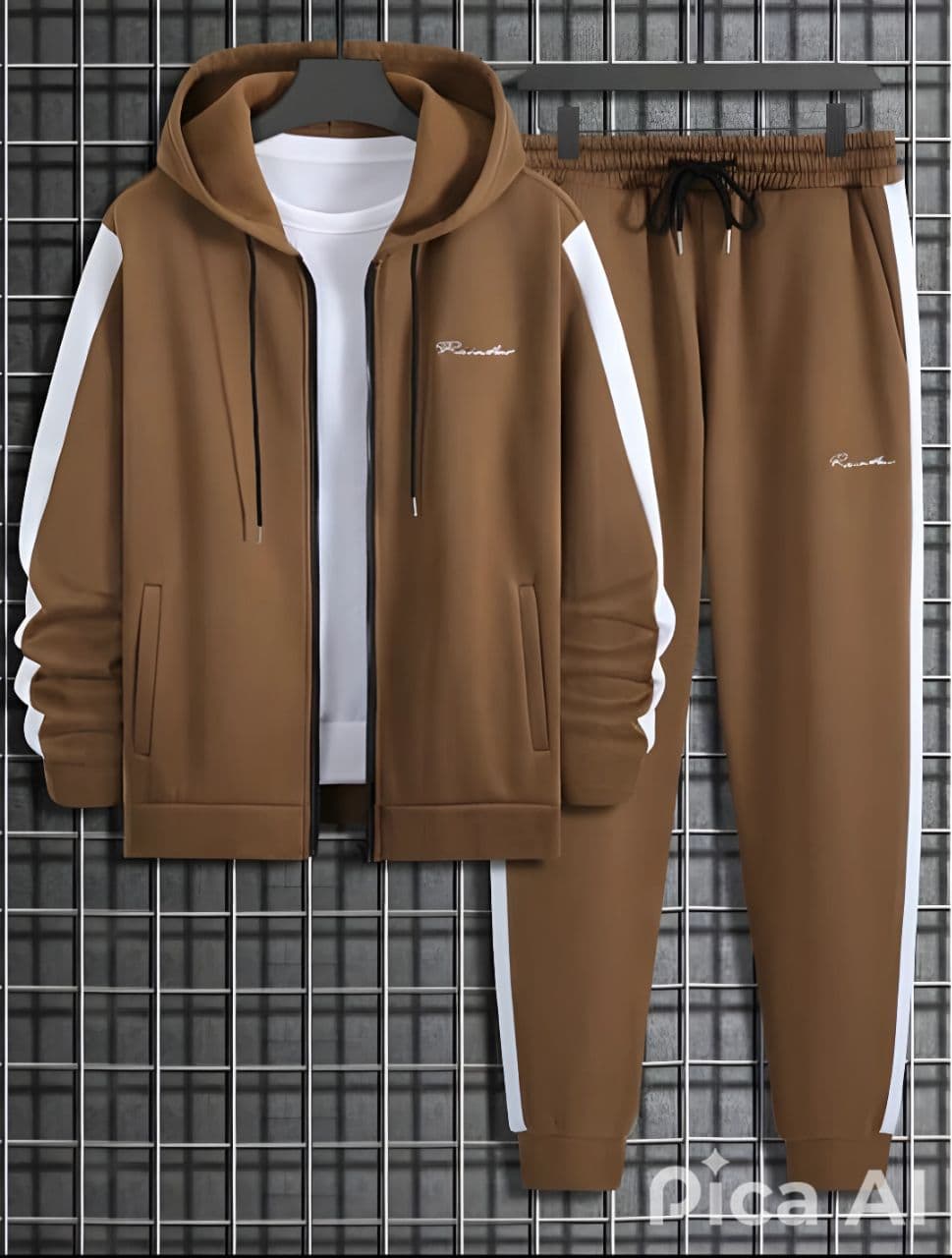 ترنج ميلتون مبطن تقيل – قطعتين (تيشيرت + بنطلون)