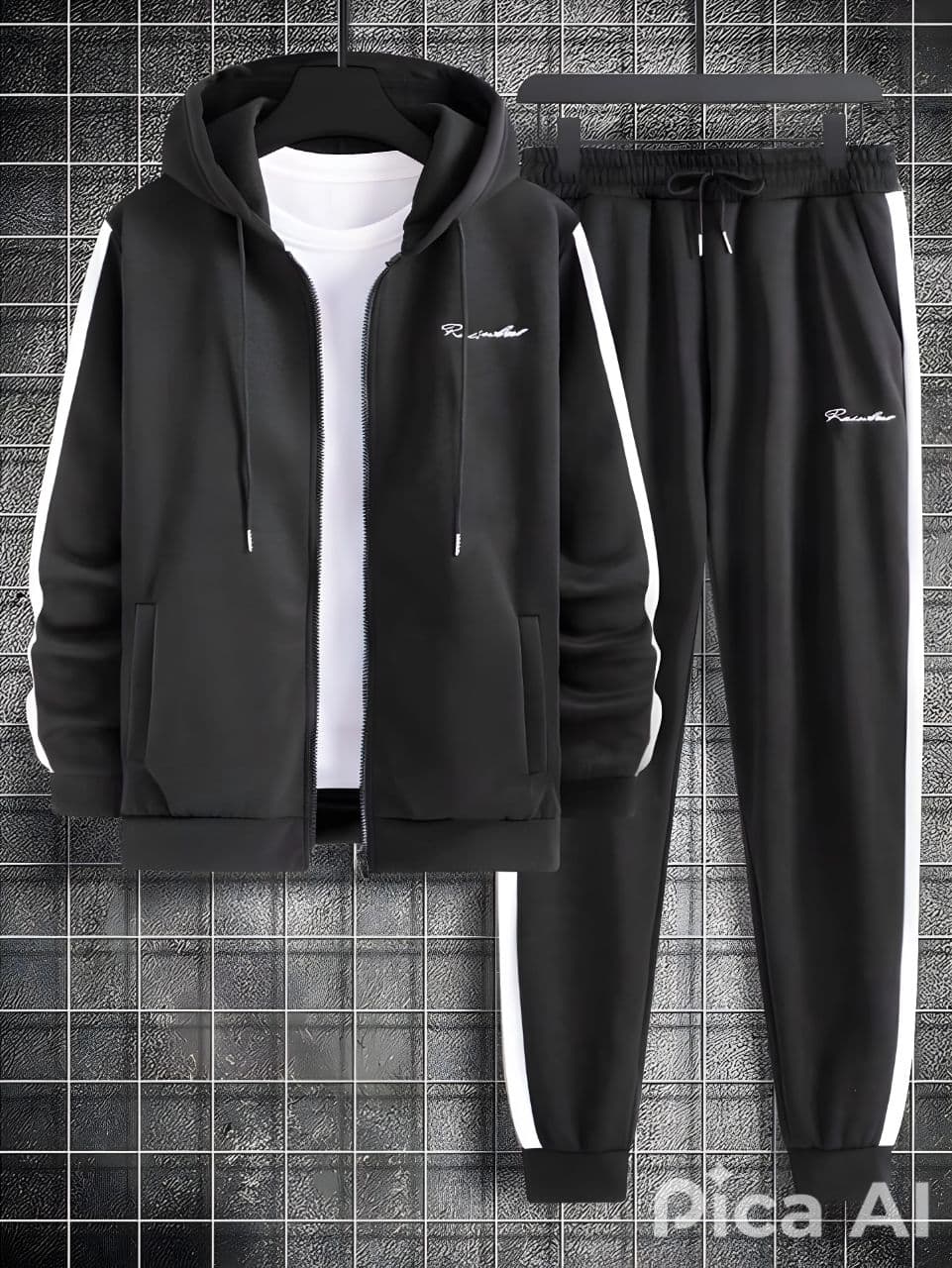 ترنج ميلتون مبطن تقيل – قطعتين (تيشيرت + بنطلون)